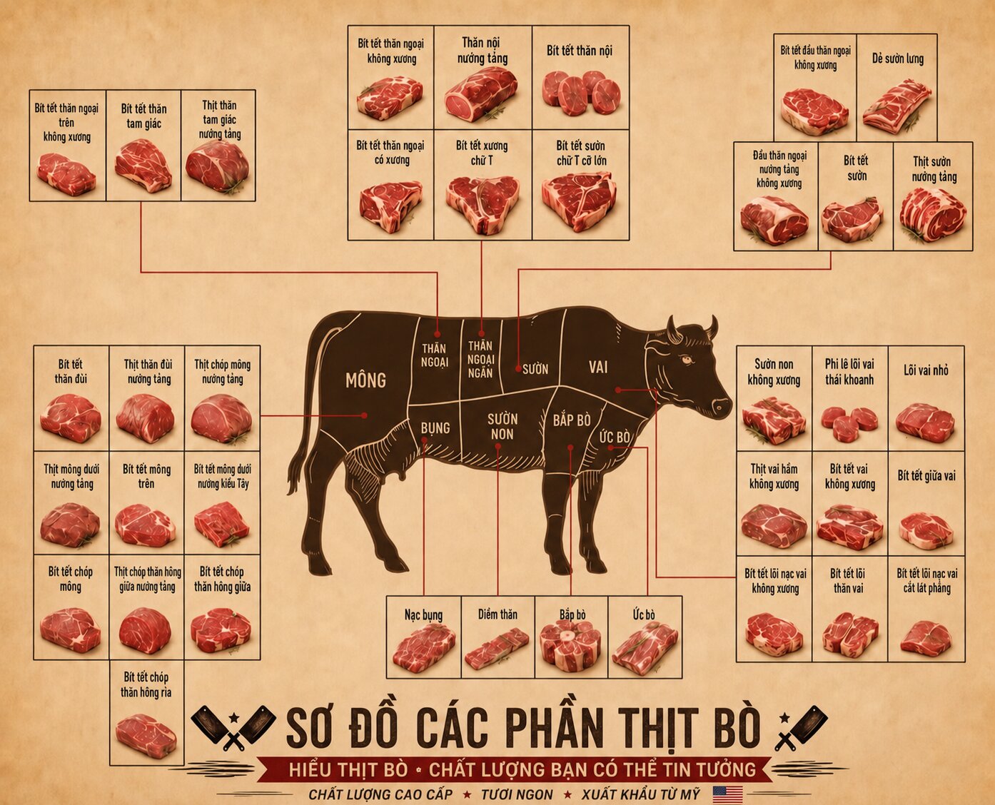 beef Cut Map